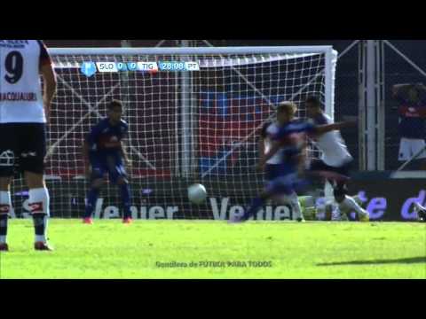 Gol Botta. San Lorenzo 0 Tigre 1. Torneo Final 2013. Fecha 5. Fútbol Para Todos.