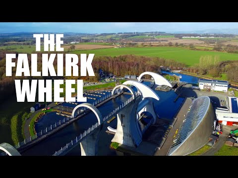 The Falkirk Wheel : Drone flight