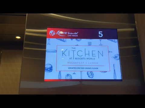 SUPER FAST Otis Series 4 traction low/mid rise traction elevators @ Hilton Resorts World LV, NV