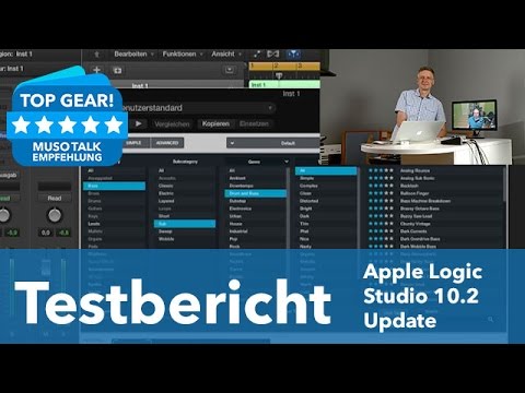 Test - Logic Pro X 10.2 Update - deutsch - kostenlos inklusive Alchemy