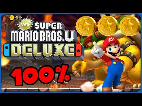 8-C The Final Battle + Credits ❤️ New Super Mario Bros. U Deluxe ❤️ 100% All Star Coins
