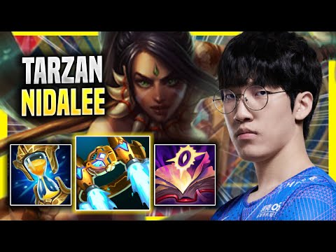 TARZAN IS A GOD WITH NIDALEE! - LNG Tarzan Plays Nidalee JUNGLE vs Lee Sin! | Season 2022