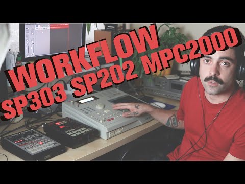 My workflow making a sampled Lofi beat on SP-202, MPC2000 & SP-303