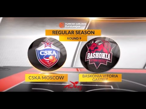EuroLeague Highlights RS Round 9: CSKA Moscow vs. Baskonia Vitoria Gasteiz