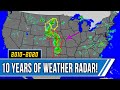 10 Years Of Weather Radar Breathtaking 2010 2020 Time Lapse