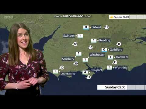 Alex Osbourne BBC ONE South Today weather March 19th 2022 in HD! - 60 FPS Good Quality