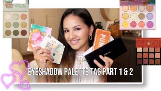 Eyeshadow Palette Tag Part 1 & Part 2 | 2022