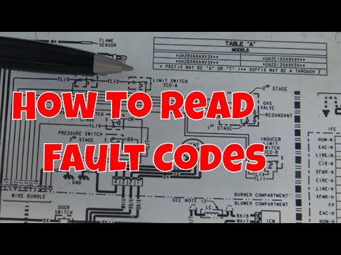 Furnace Fault Codes -How To  Read and Fix Red Blinking Light