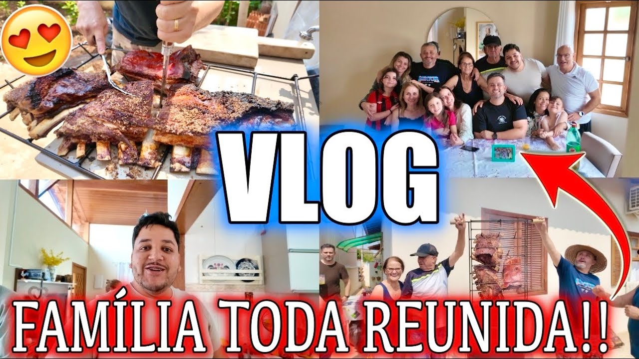 FOI TÃO EMOCIONANTE QUE TERMINOU EM MUITO CHORO😢 CHURRASCOS COM TODA A FAMÍLIA DO RODRIGO!!