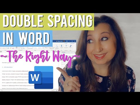 Double Space in Word - The Right Way!