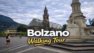 Bolzano Walking Tour | Hidden Gem in the Dolomites | 4K