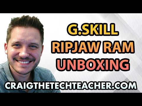 RAM G.SKILL F3-12800CL9D-8GBXL G.Skill RipjawsX DDR3 8GB 2x4GB 1600MHz CL9 1.5V XMP video