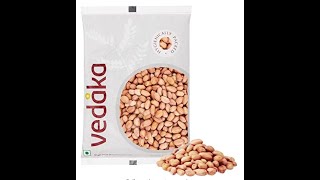 Amazon Brand - Vedaka Raw Peanuts, Pink, 1kg