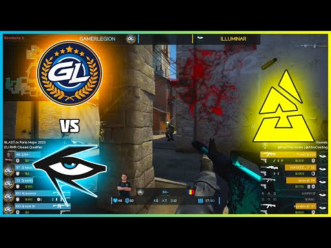 GamerLegion vs Illuminar | BLAST.tv Paris Major 2023 EU RMR Closed QUAL B - HiGHLiGHTS | CSGO