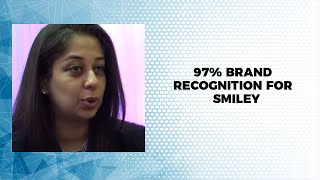 97% brand recognition for Smiley image