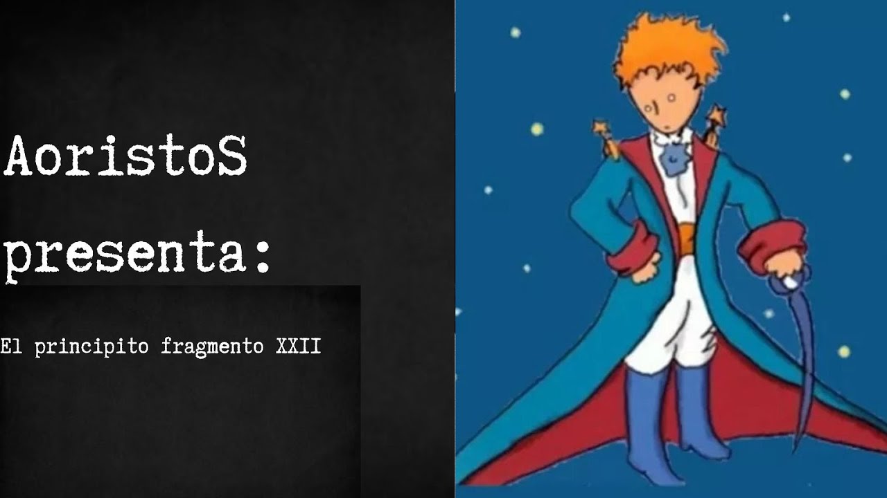 El principito fragmento XXII el guardavías