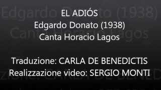 EL ADIÓS - Donato - Traduzione in italiano