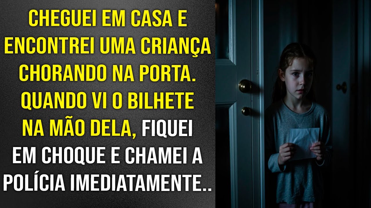 Cheguei em casa e encontrei uma criança chorando na porta. Quando vi o bilhete ao lado dela, eu...