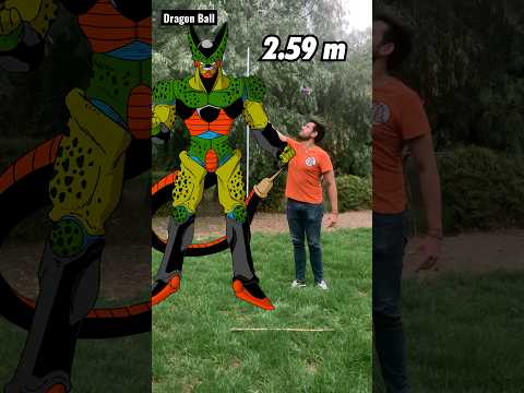 Estaturas REALES de #DragonBall Pt. 6 Edición: #Cell 🐉 | #Shorts