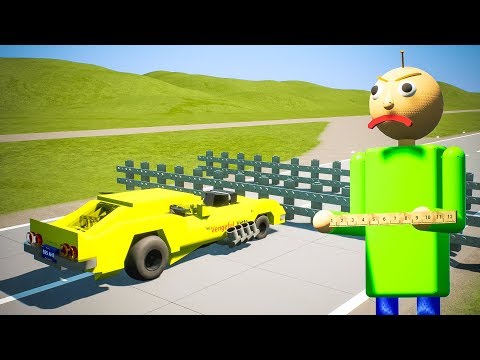 Baldi Trap against Lego Cars | Brick Rigs