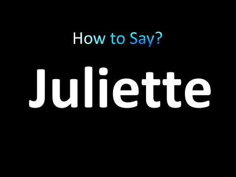 How to Pronounce Juliette (CORRECTLY!)