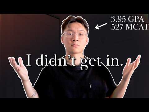 Why This Top 0.1% Premed Is NOT Going To Med School (Application Breakdown)