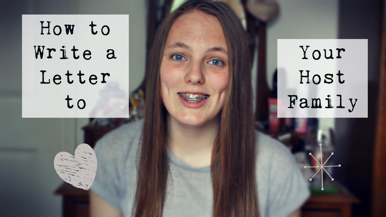 How to Write a Letter to your Host Family | Wakaran