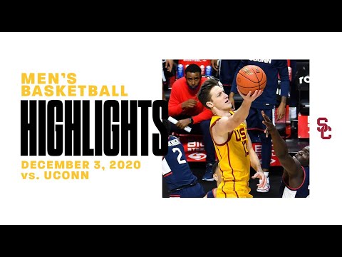 Men's Basketball: UConn 61, USC 58 - Highlights 12/3/20