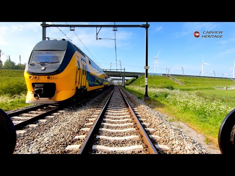🇩🇪 Cab Ride 1952: German BR23 at 100kph: Utrecht - 's-Hertogenbosch Stoomstichting Nederland 7/5/22