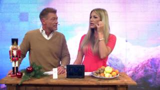 infactory Wetterstation mit Farbdisplay Funk-Außensensor, DCF Funk-Zeitanzeige