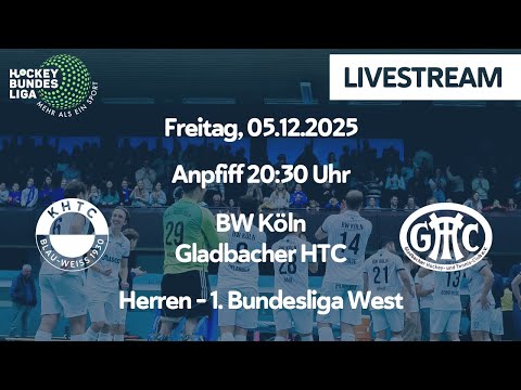 Herren-  1.Bundesliga West - BW Köln vs. Gladbacher HTC (2.Spieltag - Hallensaison 2025/2026)