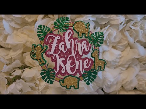 Wild One Themed Birthday Cake Topper