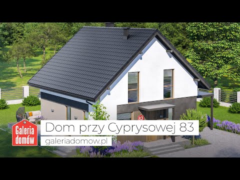 Projekt domu przy Cyprysowej 83 - GaleriaDomow.pl