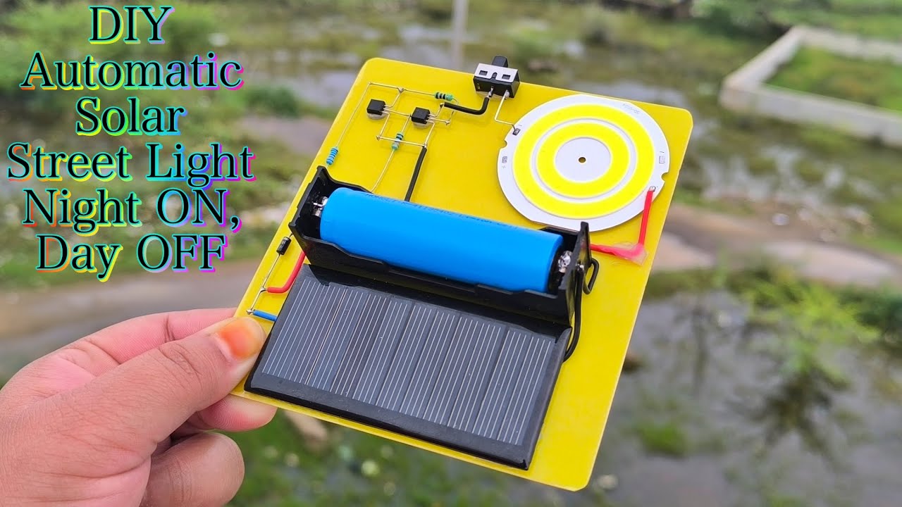 Automatic Solar Street Light – Auto Turns On at Night! 🌙⚡