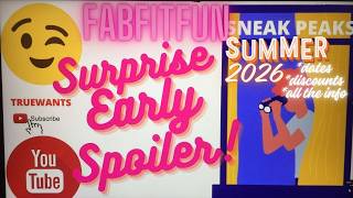 FabFitFun Summer 2026 EARLY Spoilers | Dates, Discounts & First TRUEWANTS Sleuth Sneak Peeks