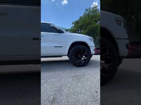 24x11 Fuel Wheel / 35 Inch Pirelli Tires all on a 2022 RAM 1500 Laramie