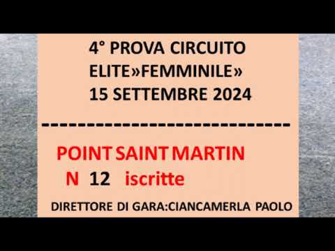 Bocce : Programma 4° Prova Circuito Elite Femminile -