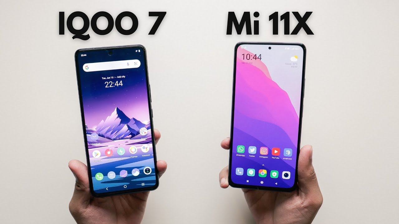 IQOO 7 vs Mi 11X: Amazing Options! 🔥💯