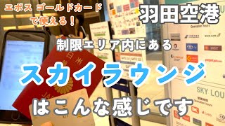 羽田空港のスカイラウンジはこんな感じ｜エポスカードで利用 #羽田空港 #スカイラウンジ #エポスカード
