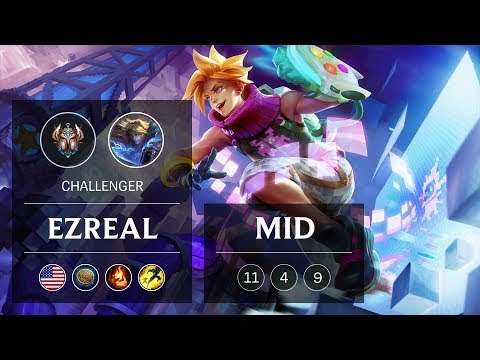 Ezreal Mid vs Galio - NA Challenger Patch 9.1