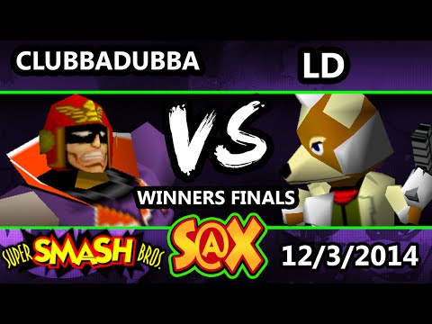S@X - clubbadubba (Captain Falcon) Vs. Ld (Fox) SSB64 Winners Finals - Smash Bros. 64