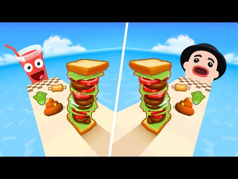 Silly Sandwich Dash | Juice Run - All Level Gameplay Android,iOS - NEW BIG APK UPDATE