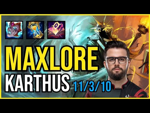 MAXLORE - KARTHUS vs ZED Jungle - EUW Grandmaster - Patch 11.7