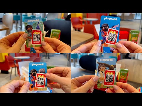 Unboxing #Playmobil Happy Meal Toy Collection For 16 Minutes