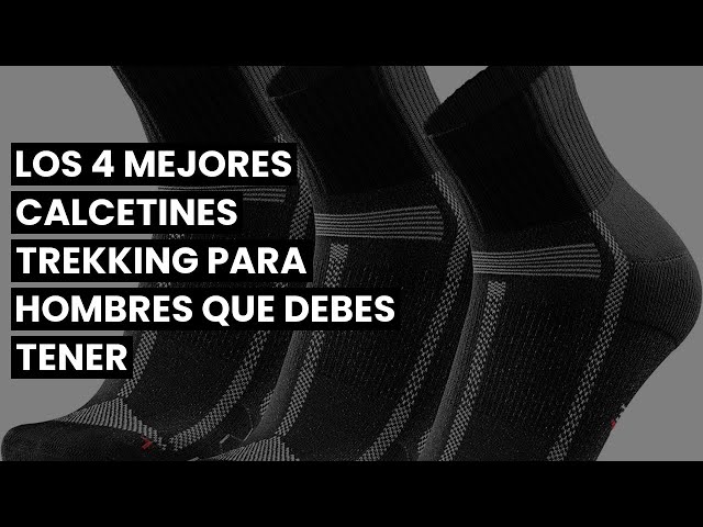 Vídeo relacionado con TANSTC Calcetines Hombres Mujeres 43-46 Antideslizante Antiampollas Invierno Verano Altos calcetines deporte Algodón Ciclismo Futbol Running Senderismo Trekking Skate Largos 6 Pares L