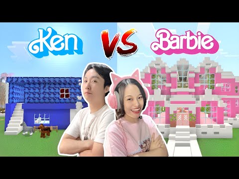 Build Battle Rumah Barbie VS Ken! [Minecraft Indonesia]