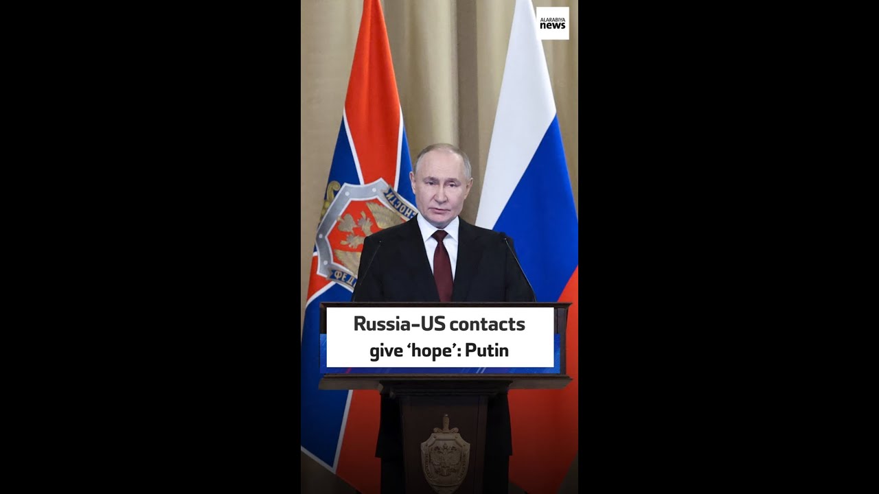 Russia-US contacts give ‘hope’: Putin