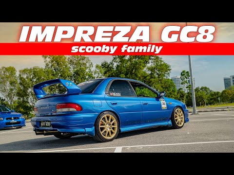 Subaru Impreza GC8 Scooby Family
