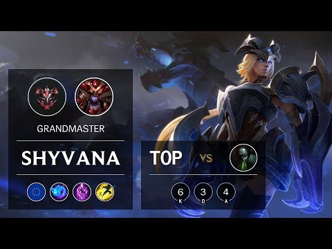 Shyvana Top vs Urgot - EUW Grandmaster Patch 9.6
