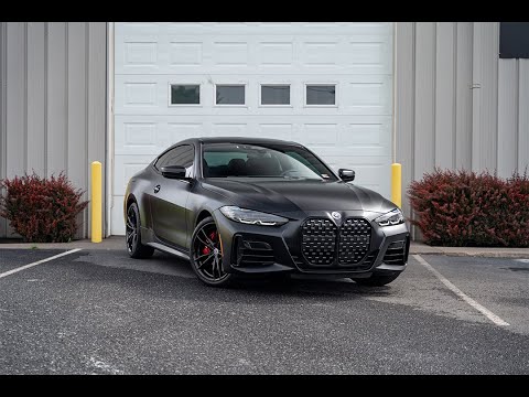 Thumbnail for BMW M440i Satin Black Wrap - Xpel Stealth PPF by BMW, Car